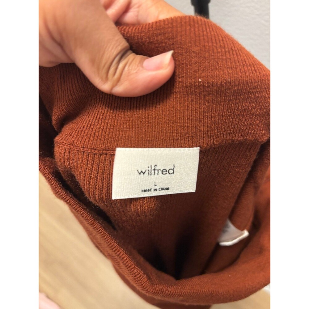 Like New Aritzia Wilfred Wool Blend Skirt Size L - Picture 5 of 6